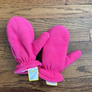 Hot Paws size 4-6 pink fleece kids mittens